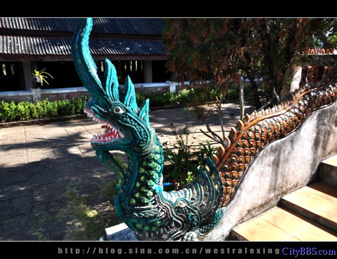泰国北部清迈拜县寺庙