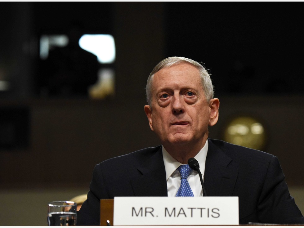 美国防长马蒂斯访日：南海最好还是外交解决