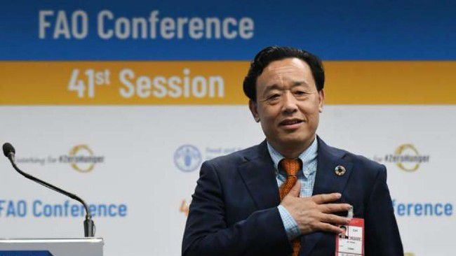 屈东玉担任联合国粮农组织总干事