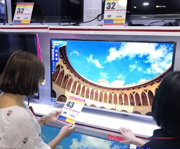 越南河内的电器店