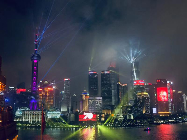上海国庆灯光秀
