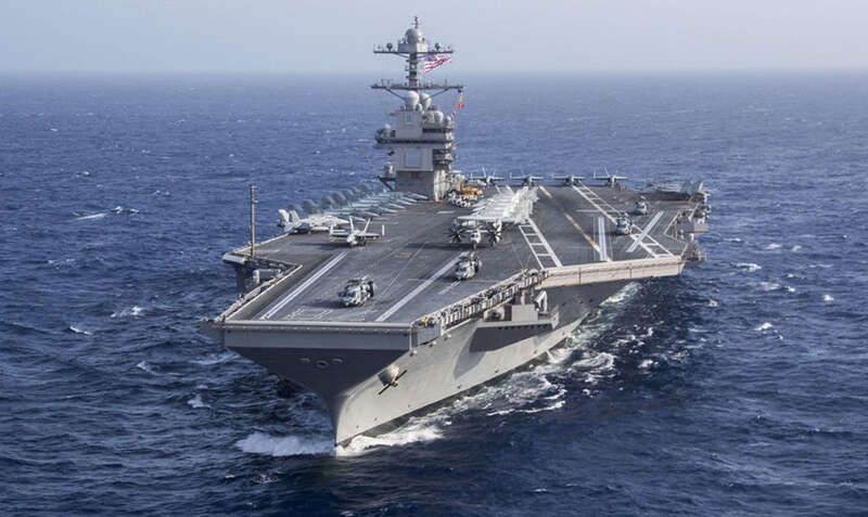 美国新一代航母“福特”级采用了电磁弹射器、先进拦阻装置等多项新型技术 ...