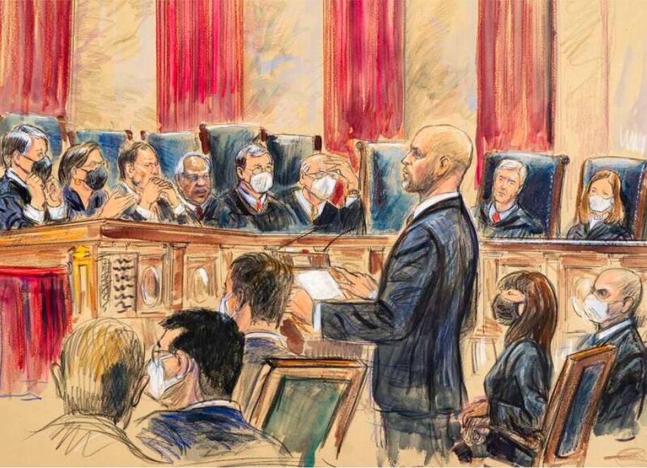 画家笔下的最高法院法庭画像