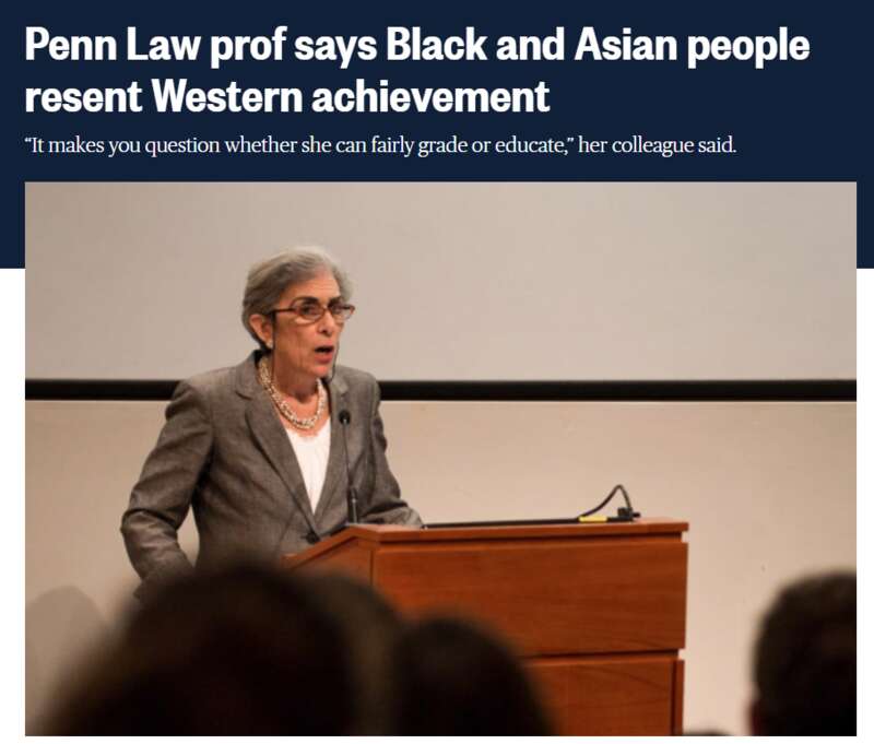 种族主义言论闻名的宾夕法尼亚大学法学教授艾米