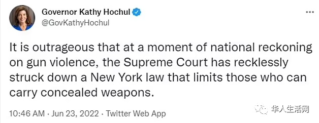 民主党人、纽约州州长凯西‧霍楚尔 推特