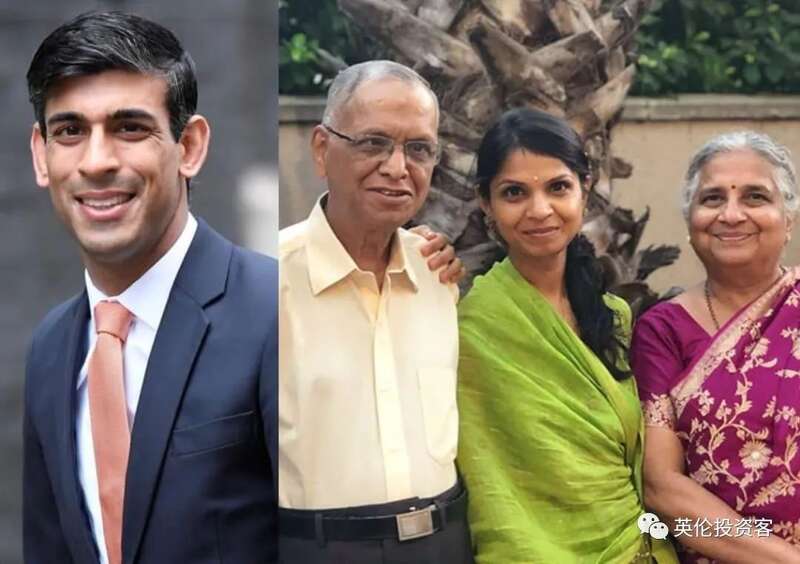 苏纳克妻子的父亲是印度第六大富豪、IT外包公司Infosys创始人N. R. Narayana Murthy ... ... ...