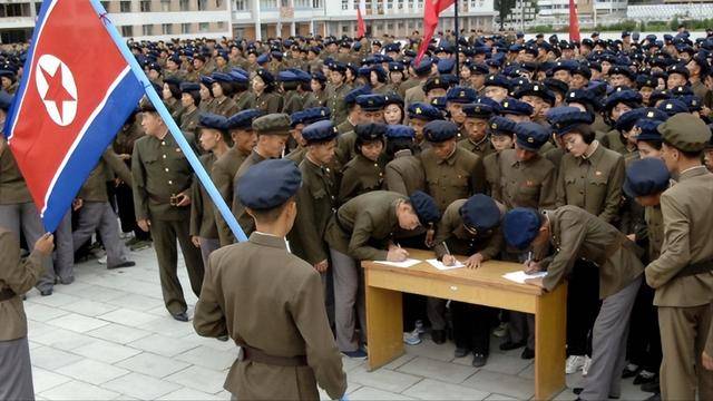朝鲜约140万名青年干部和学生报名参军或复队