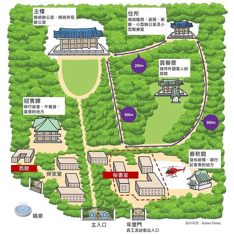 青瓦台简图