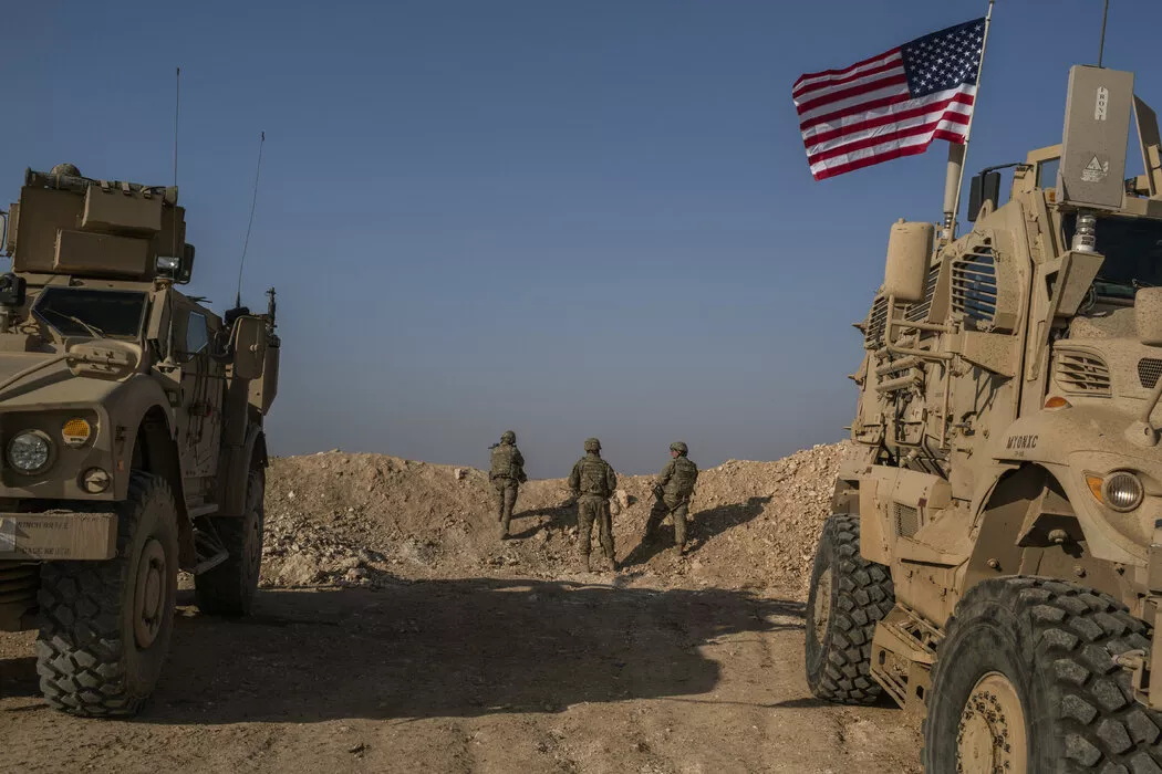 美国士兵在叙利亚北部
