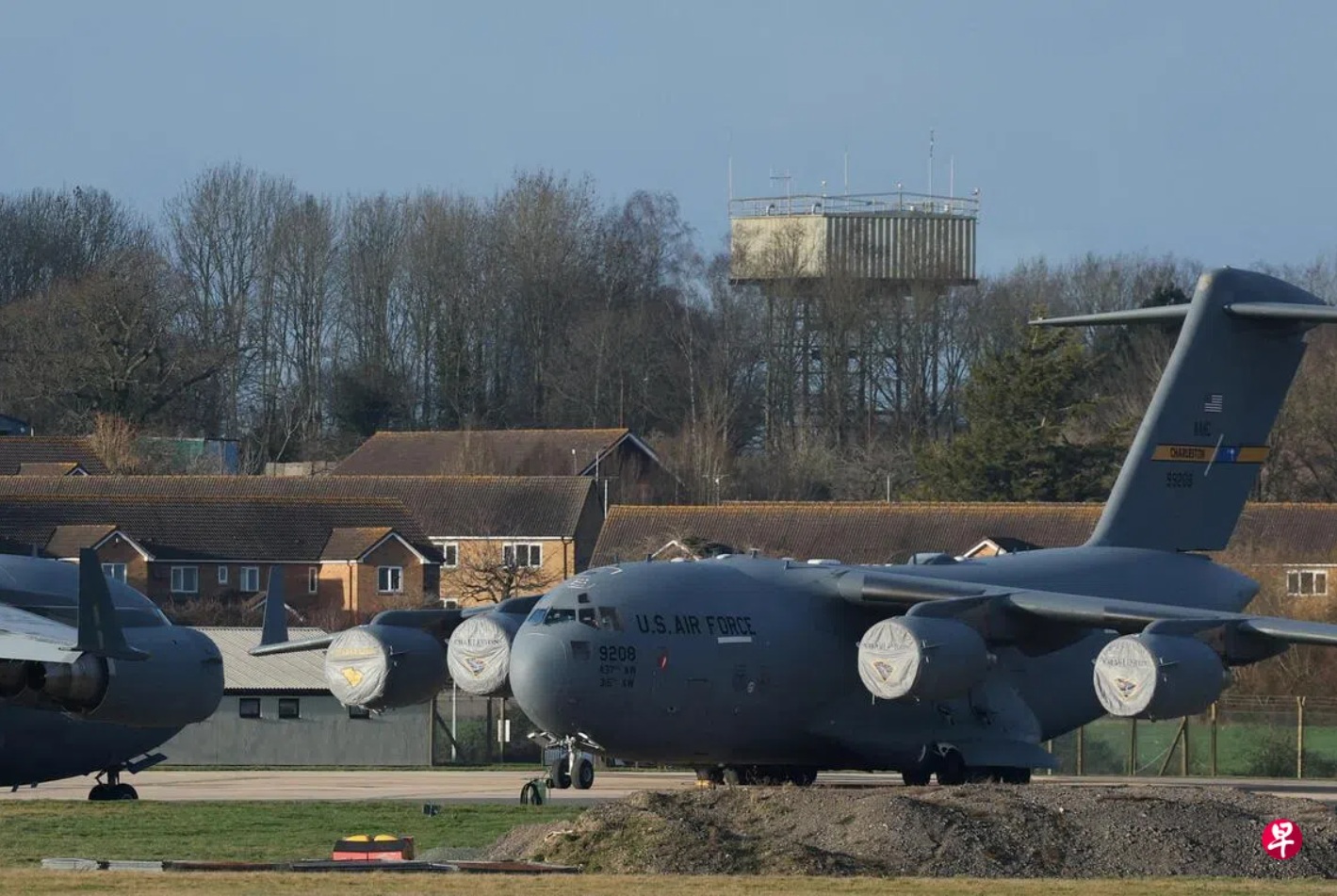 美国空军的C-17环球霸王III型军用运输机