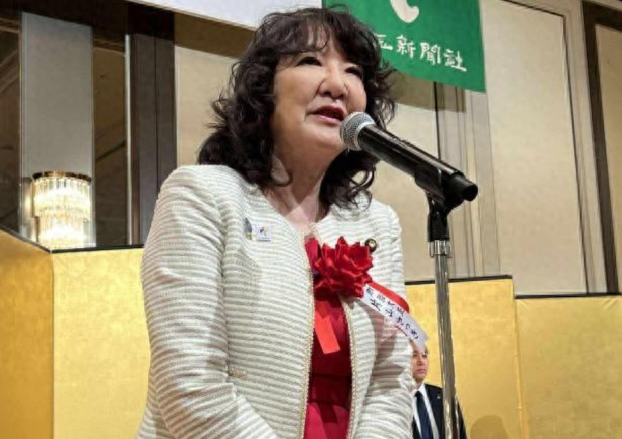 日本财务大臣片山皋月近照